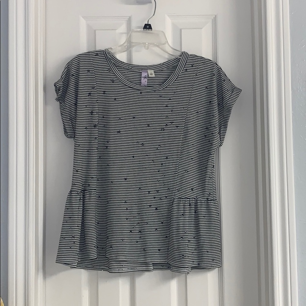 Black and white top from Francesca’s